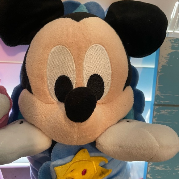 Disney Babies Minnie Mouse & Mickey Mouse Soft plush 14" with Blanket - Picture 3 of 7